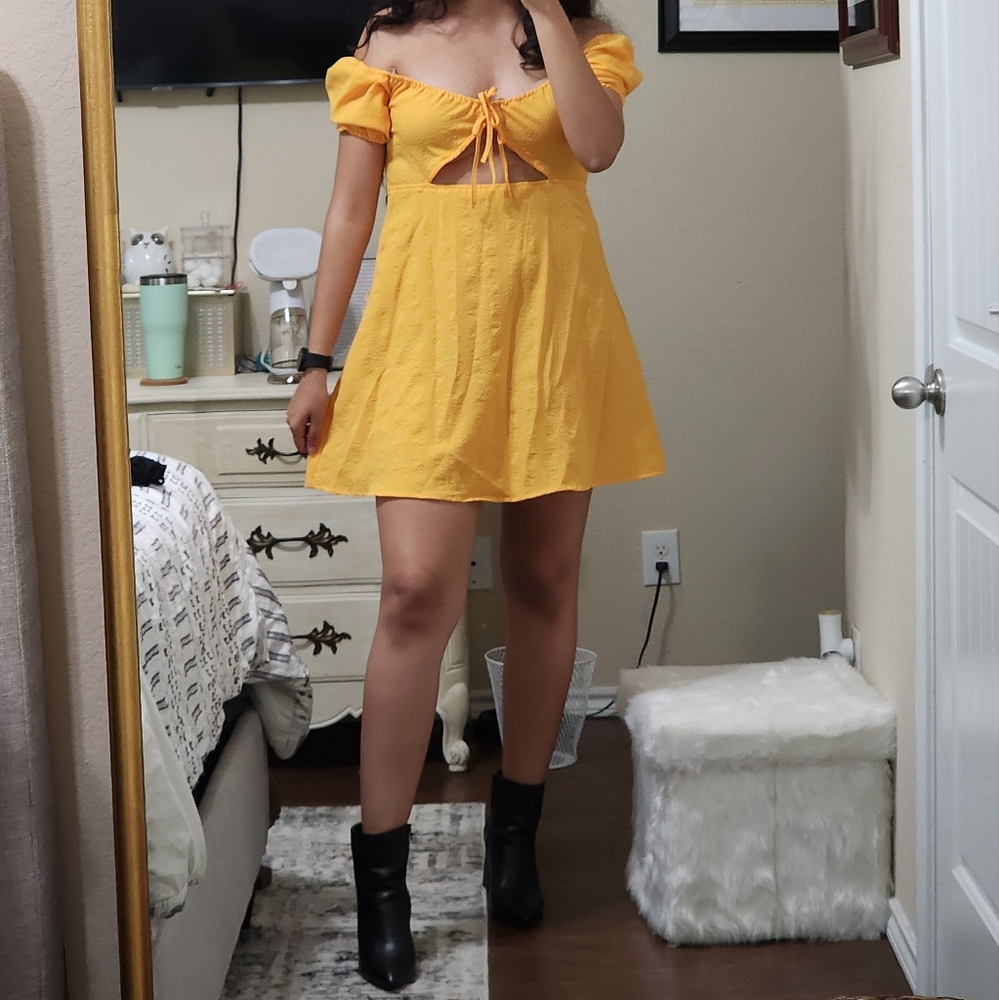 H&M Yellow Dress